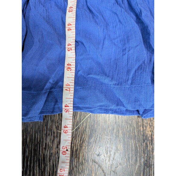 Vermont Country Store Royal Blue Textured Maxi Dress M - Picture 5 of 6